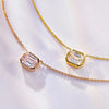 Emerald Cut Moissanite Pendant Necklace - Rokshok