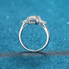 3CT Radiant Emerald Cut Moissanite Engagement Ring - Rokshok