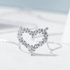 1CT Heart Moissanite Pendant Necklace - Rokshok