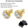 2 Carat Real Moissanite Stud Earrings - Rokshok