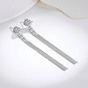 Moissanite Long Tassel Dangle Earring - Rokshok