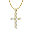 Moissanite Cross Pendant Necklace - Rokshok