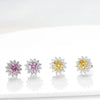 Coloured Moissanite Stud Earrings - Rokshok