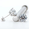 0.5ct/1ct/2ct D Color Moissanite Stud Earrings - Rokshok