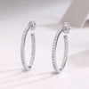 1.5mm Color Moissanite Hoop Earrings - Rokshok