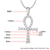 Moissanite Cross Pendant Necklace - Rokshok