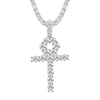 4mm Moissanite Cross Diamond Pendant - Rokshok