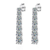 Long Tassel Moissanite Drop Earrings - Rokshok