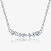 Heart-shaped Oval Water Drop Emerald Cut Moissanite Pendant Necklace - Rokshok