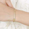 Champagne Moissanite Diamond Tennis Bracelets - Rokshok
