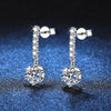 1ct Moissanite Earrings - Rokshok