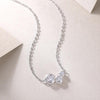Round Bubble Moissanite Diamond Pendant Necklace - Rokshok