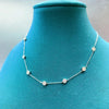 Round Bubble Moissanite Diamond Necklace - Rokshok