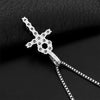 4mm Moissanite Cross Diamond Pendant - Rokshok