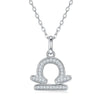 Signs of The Zodiac Moissanite Diamond Pendant Necklaces - Rokshok