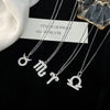 Signs of The Zodiac Moissanite Diamond Pendant Necklaces - Rokshok