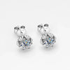 Round Cut Moissanite Stud Earrings - Rokshok