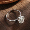 10mm 4ct Heart Moissanite Ring - Rokshok