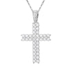 Moissanite Cross Pendant Necklace - Rokshok