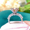 3 CT 6-Claw Moissanite Diamond Engagement Ring - Rokshok