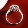 2.98 Carat Oval Cut Moissanite Ring - Rokshok