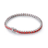 All Red Moissanite Tennis Bracelets - Rokshok