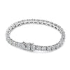 Red & Sliver Moissanite Tennis Bracelets - Rokshok