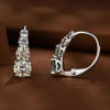4-Stone Moissanite Hoops Earrings - Rokshok