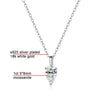 5*8mm 1ct Pear Moissanite Necklace - Rokshok