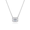 6*8mm 2ct Emerald Cut Moissanite Pendant - Rokshok