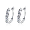 Huggie Hoop Moissanite Earrings - Rokshok