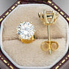 0.5ct/1ct/2ct D Color Moissanite Stud Earrings - Rokshok