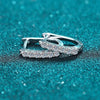 Huggie Hoop Moissanite Earrings - Rokshok