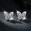 Butterfly Moissanite Diamond Stud Earrings - Rokshok
