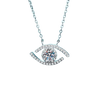 Protective Eyes Moissanite Diamond Pendant Necklaces - Rokshok