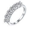 3CT 6-Stone Oval Moissanite Diamond Eternity Ring - Rokshok