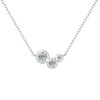 Round Bubble Moissanite Diamond Pendant Necklace - Rokshok