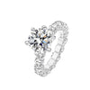 4 CT Luxury Moissanite Rings - Rokshok