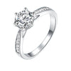 3ct Moissanite Six Claw Ring - Rokshok