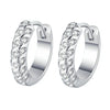Moissanite Hoop Earrings for Women - Rokshok