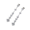 Long Tassel Full Moissanite Dangle Earrings - Rokshok