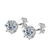 2CT Color Moissanite Stud Earrings - Rokshok