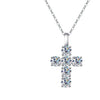 Moissanite Cross Pendant Necklace - Rokshok