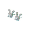 Cute Rabbit Moissanite Stud Earrings - Rokshok