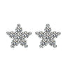 Star Moissanite Diamond Stud Earrings - Rokshok