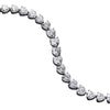 Heart Shape Moissanite Tennis Bracelets - Rokshok