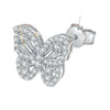 Butterfly Moissanite Diamond Stud Earrings - Rokshok