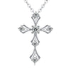 Crucifix Faith Cross Moissanite Pendant Necklace - Rokshok
