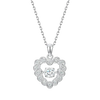 0.5carat Heart Shape Moissanite Pendant Necklace - Rokshok