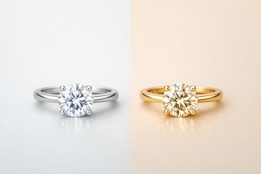 Moissanite: Colorless vs Near Colorless